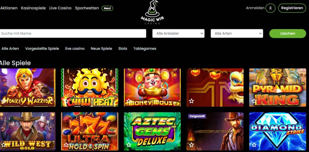 Magicwin.bet Neues Online Casino Schweiz