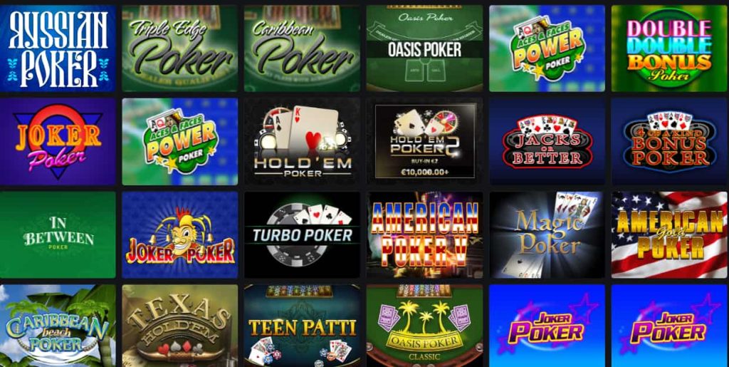 Video Poker Casino mit 20 Euro Startguthaben