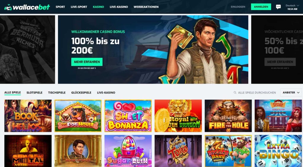 Wallacebet Neues Online Casino Schweiz