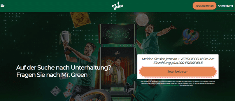 Mr Green neue mobile Casino