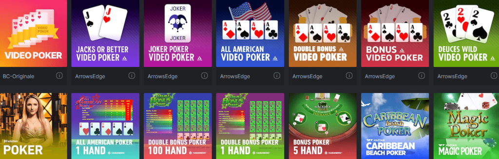 Online Casinos in Oesterreich Video Poker