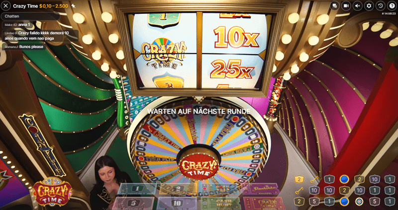 Neue Casino Spiele Crazy Time