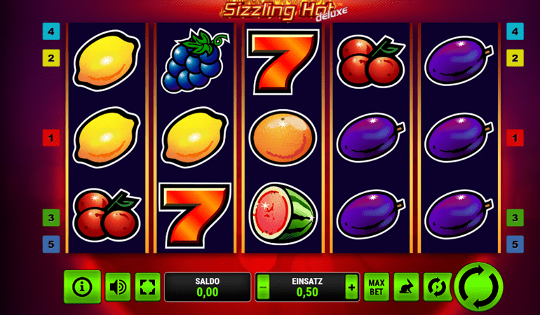 Neue Casino Spiele Sizzling Hot Deluxe